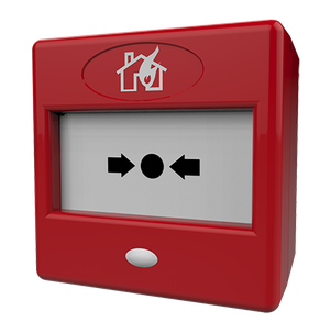 FP3 - Larmtryckknapp, NO/NC, Röd